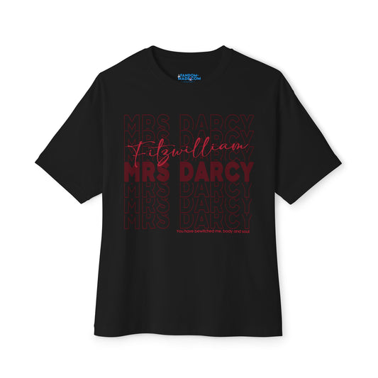 Mrs. Darcy Unisex Oversized Boxy Tee