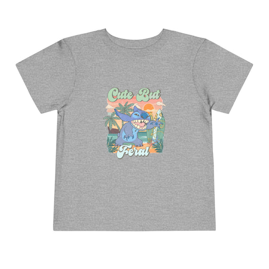 Cute But Feral Toddler Tee