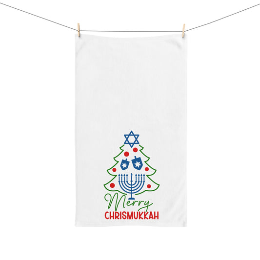 Merry Chrismukkah Hand Towel