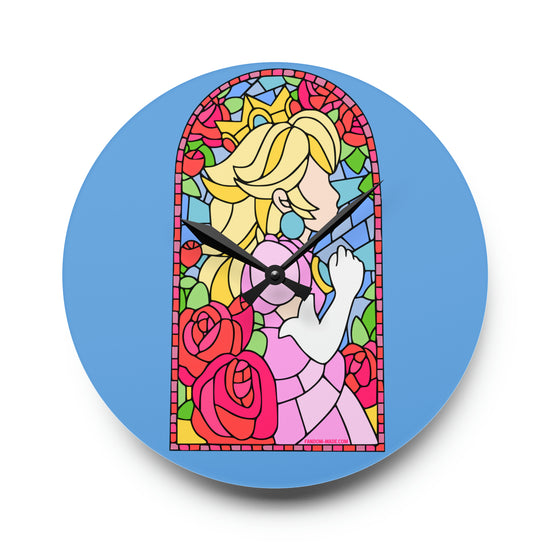 Princess Peach Wall Clock - Fandom-Made