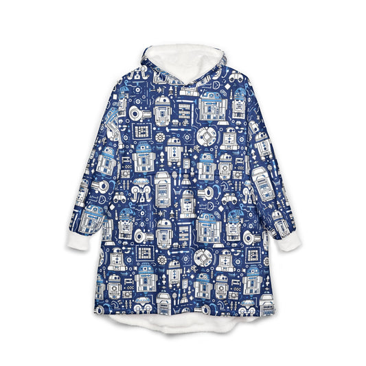 R2 Unisex Hooded Blanket - Fandom-Made
