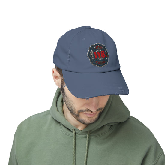 118 Dispatch Squad Distressed Cap - Fandom-Made