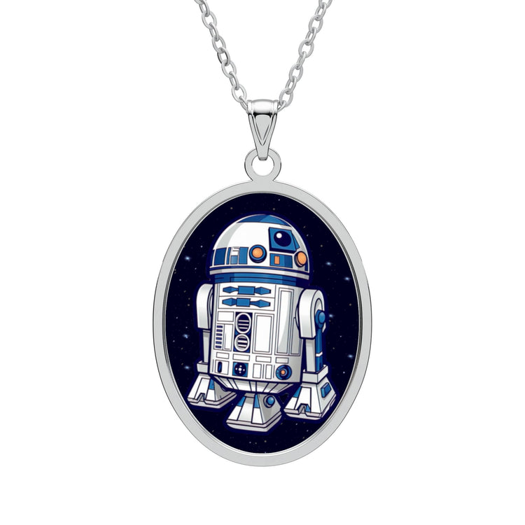 R2D2 Oval Pendant