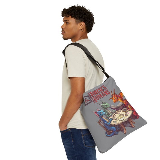 Houses and Humans Adjustable Tote Bag - Fandom-Made