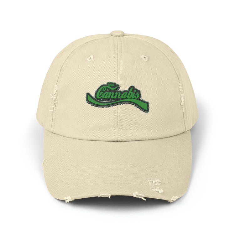 Enjoy Cannabis Distressed Cap - Fandom-Made