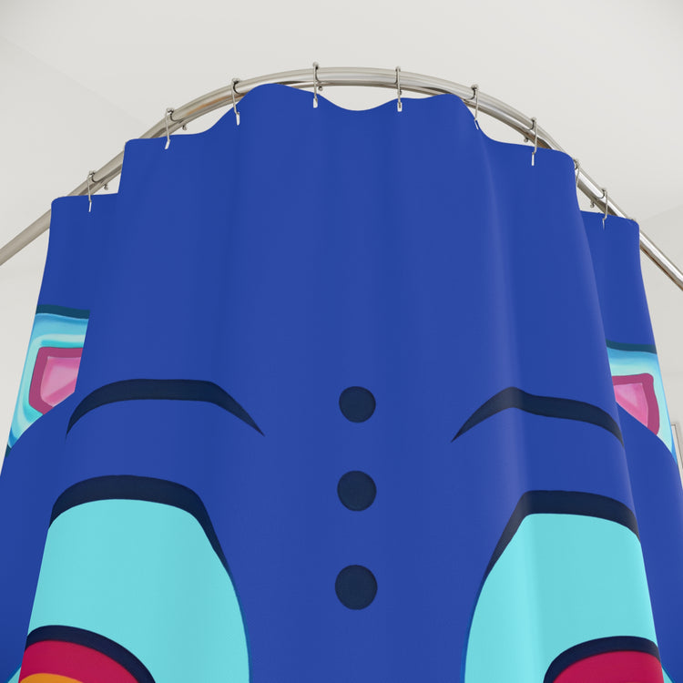 Derpy Face Shower Curtain