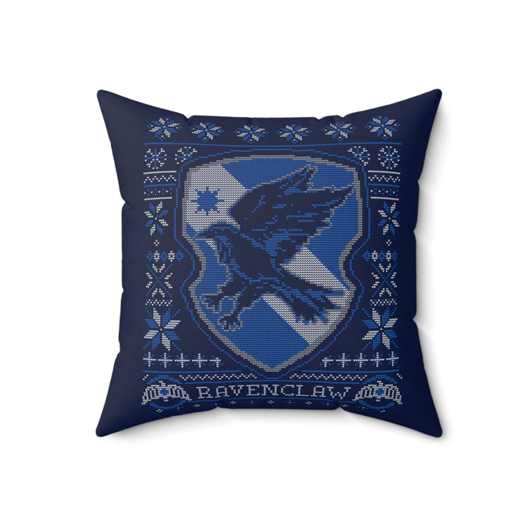 Ravenclaw Ugly Christmas Sweater Pillow