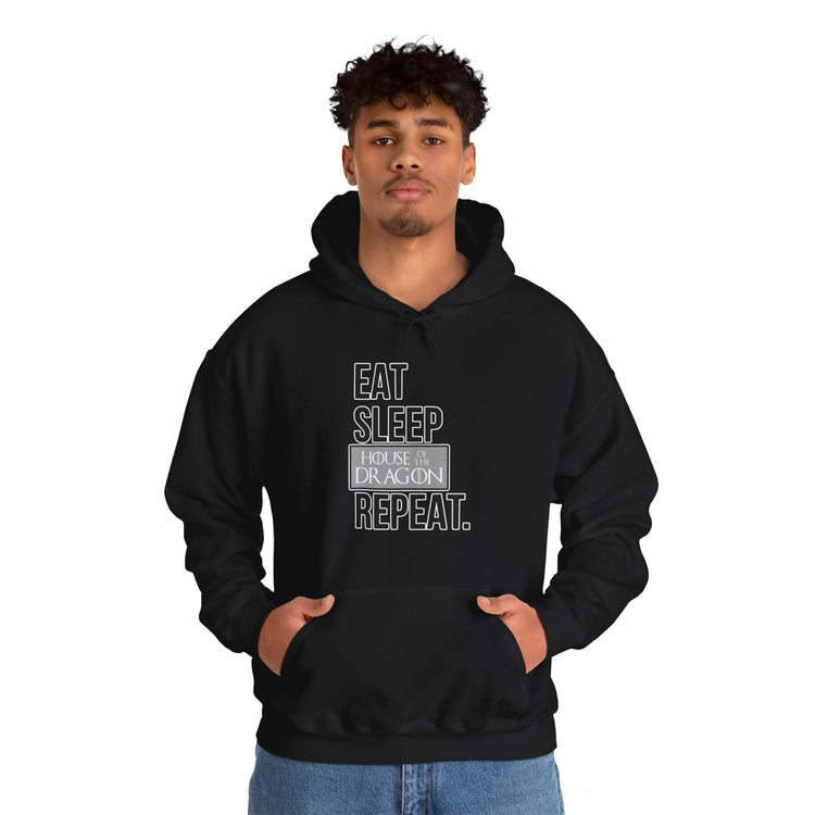 Eat Sleep House of the Dragon Unisex Hoodie - Fandom-Made