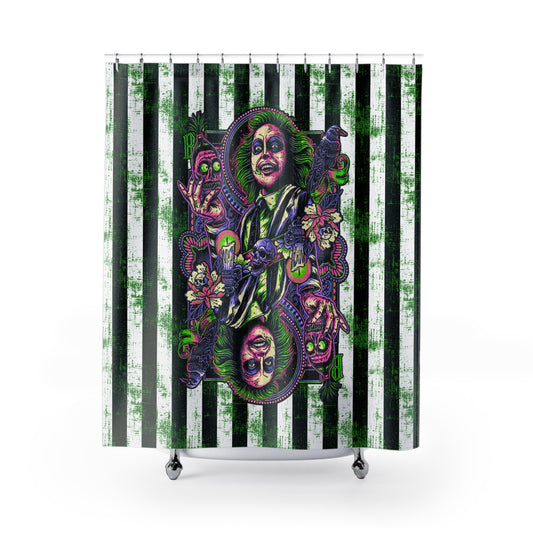 He's Back All-Over Print Shower Curtains - Fandom-Made