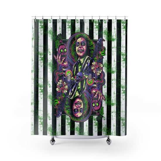 He's Back All-Over Print Shower Curtains - Fandom-Made