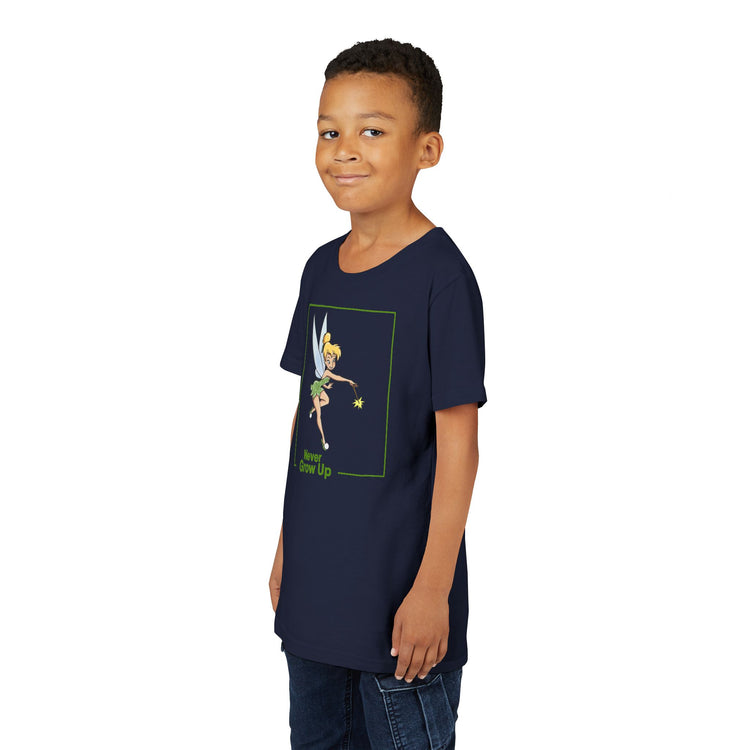 Never Grow Up Youth Tee - Fandom-Made