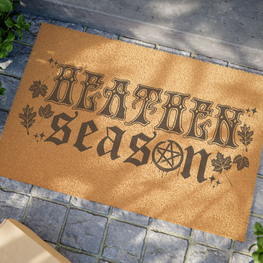 Heathen Season Doormat - Fandom-Made