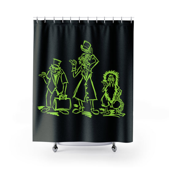Hitching Ghosts Shower Curtain - Fandom-Made