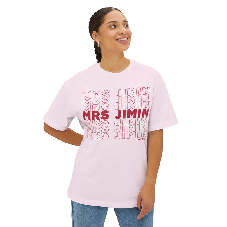 Mrs. Jimin Unisex Oversized Boxy Tee