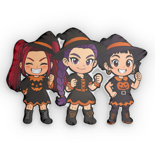 Huntrix Halloween-Shaped Pillow