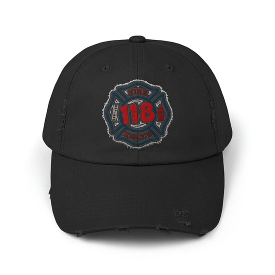 118 Dispatch Squad Distressed Cap - Fandom-Made