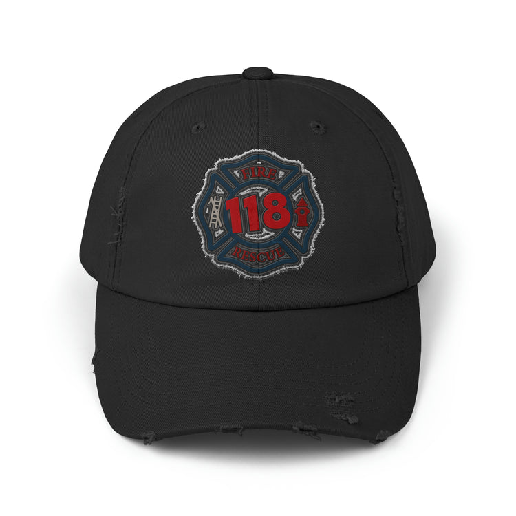 118 Dispatch Squad Distressed Cap - Fandom-Made