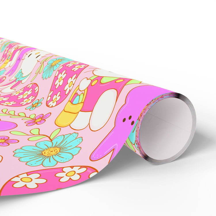 Easter Kitty Wrapping Paper