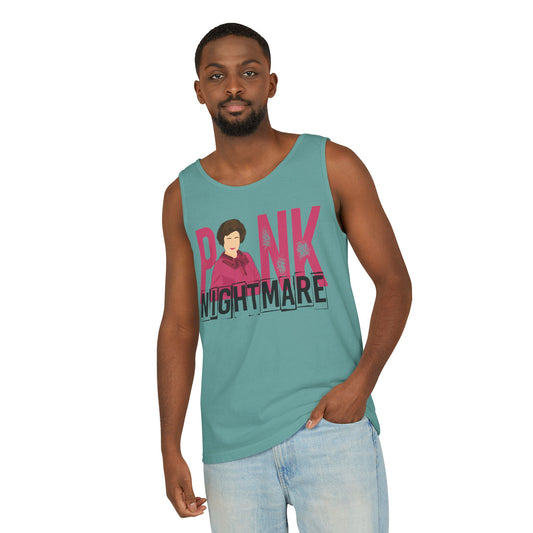 Pink Nightmare Unisex Garment-Dyed Tank Top