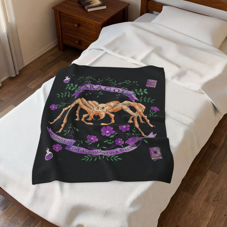 Aragog Velveteen Plush Blanket