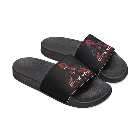 Deadpool Fuck Love Women's Slides - Fandom-Made