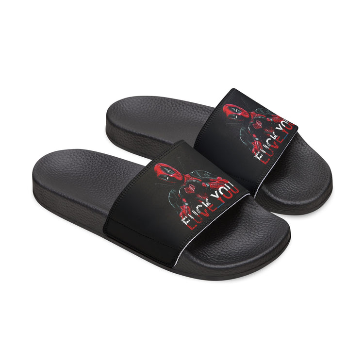 Deadpool Fuck Love Women's Slides - Fandom-Made