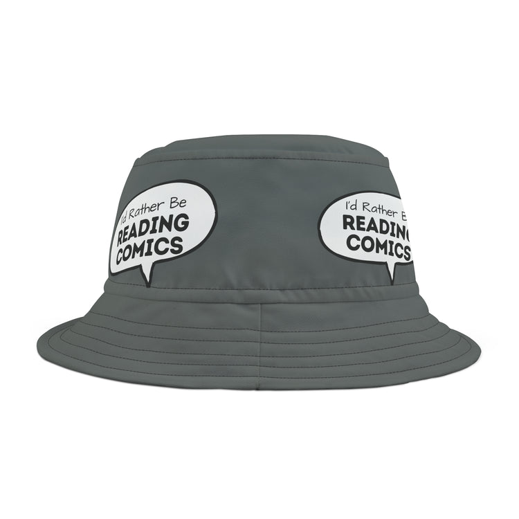 I'd Rather Be Reading Comics Bucket Hat - Fandom-Made