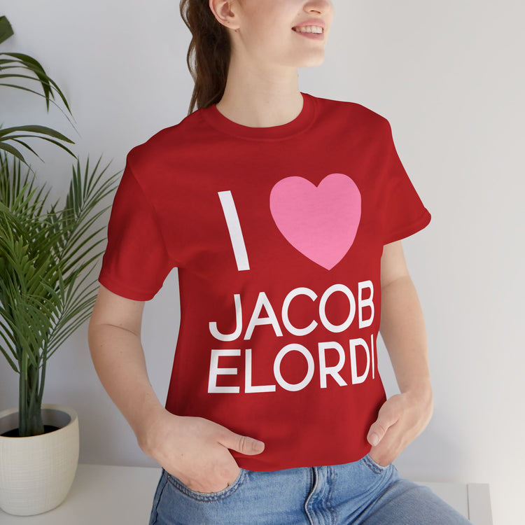 I Love Jacob Elordi Unisex T-Shirt - Fandom-Made