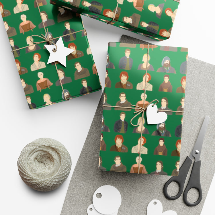 Outlander Characters Gift Wrap - Fandom-Made