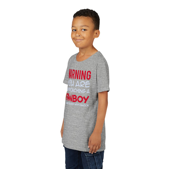 Warning Fanboy Youth Tee - Fandom-Made
