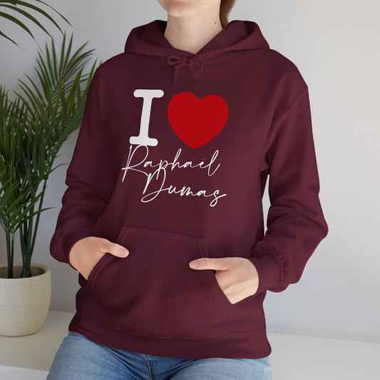 I Love Raphaël Dumas Hoodie