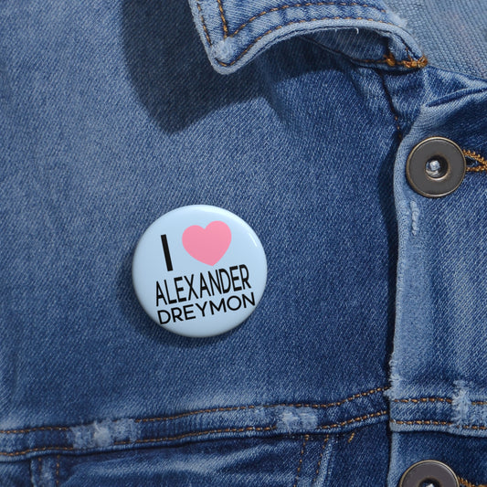 I Love Alexander Dreymon Pin - Fandom-Made