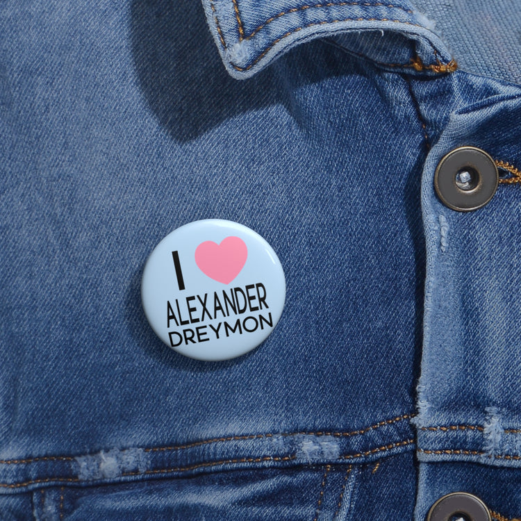 I Love Alexander Dreymon Pin - Fandom-Made