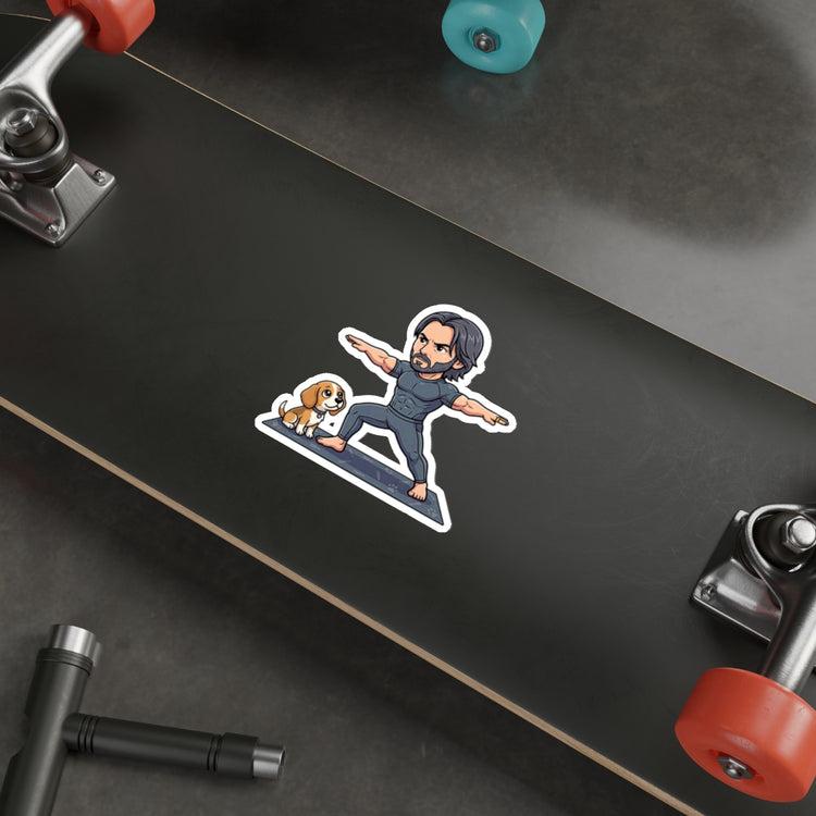 Yoga Wick Die-Cut Sticker