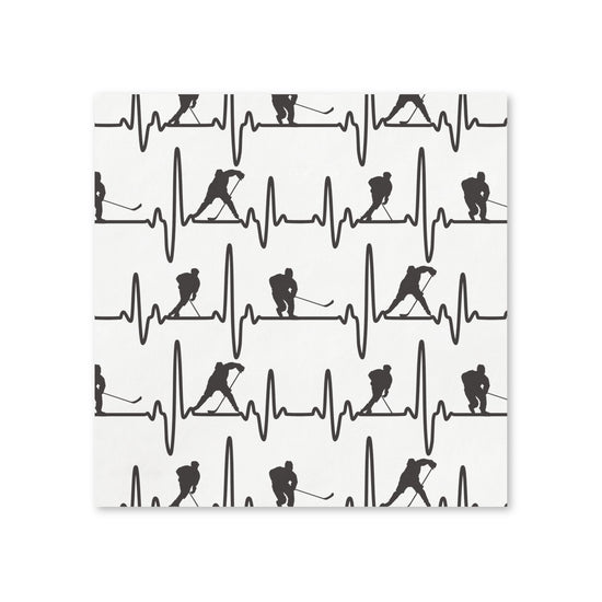 My Heart Beats For Hockey Napkins - Fandom-Made