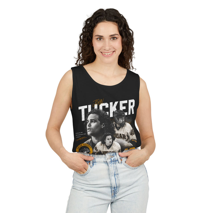 Tucker Collage Unisex Garment-Dyed Tank Top