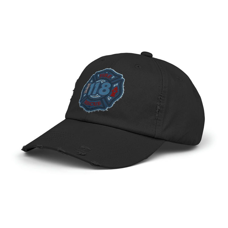 118 Squad Distressed Cap - Fandom-Made