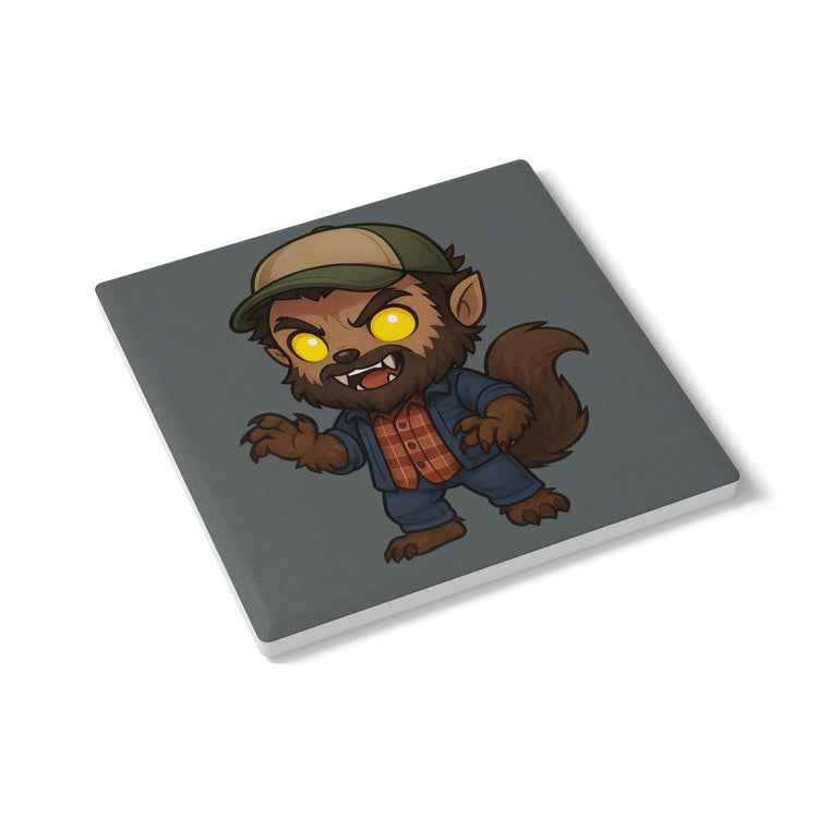 Garth Fitzgerald Werewolf Ceramic Coaster - Fandom-Made