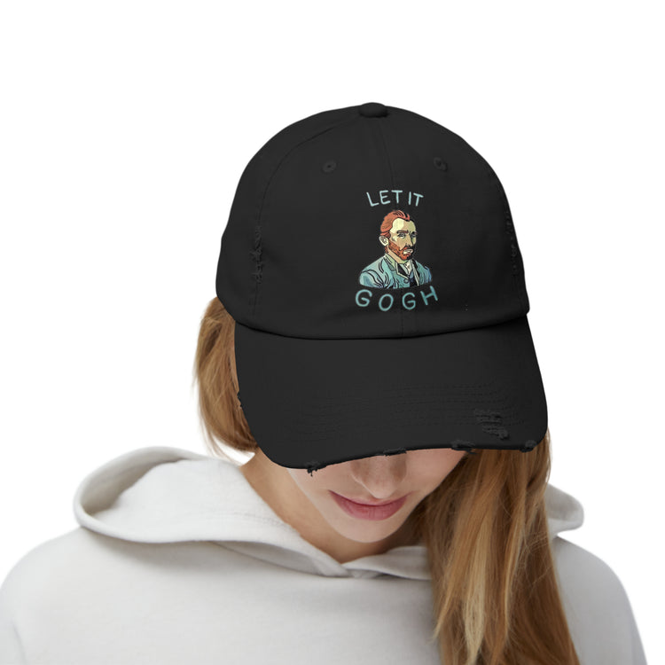 Let it Gogh Distressed Cap - Fandom-Made