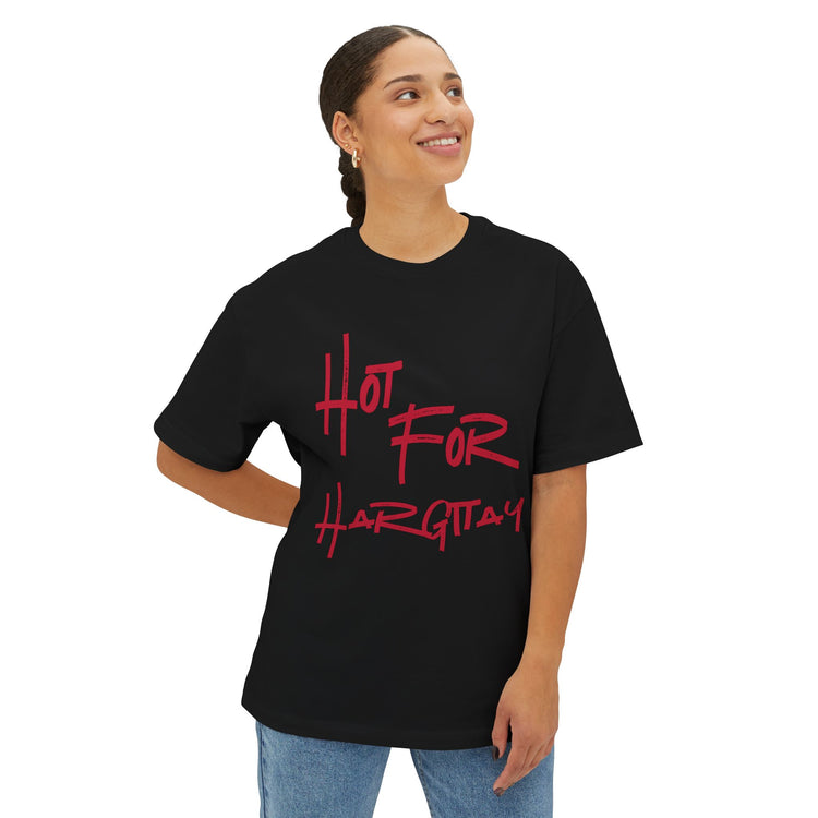 Hot For Hargitay Unisex Oversized Boxy Tee