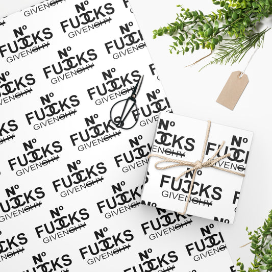 No Fuccks Given Wrapping Paper - Fandom-Made
