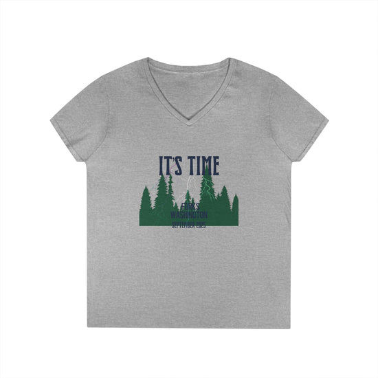 It's Time V-Neck Tee - Fandom-Made