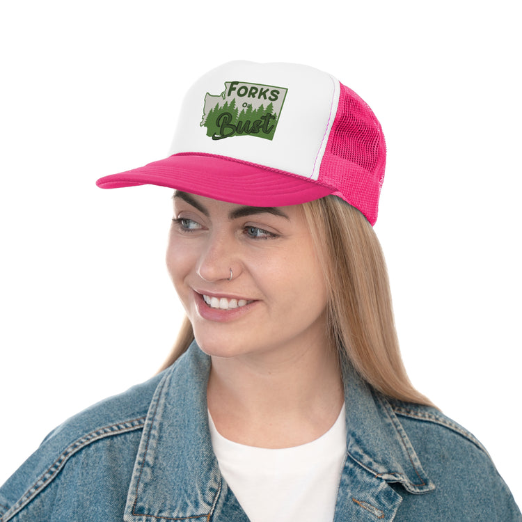 Forks Or Bust Trucker Cap