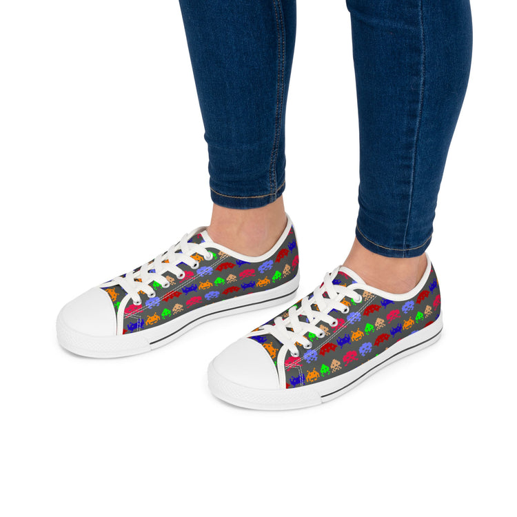 Invaders Women's Sneakers - Fandom-Made
