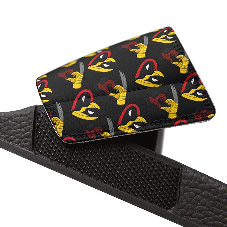Deadpool Wolverine Besties Youth Slides - Fandom-Made