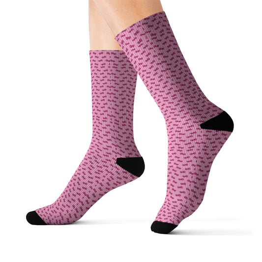 Kitty Bows Socks - Fandom-Made