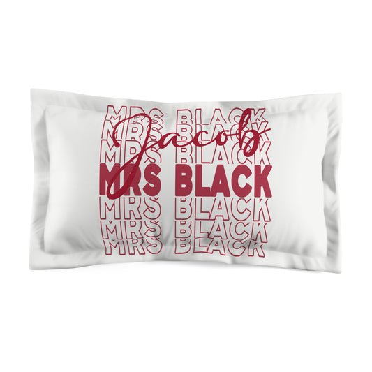 Mrs. Jacob Black Pillow Sham