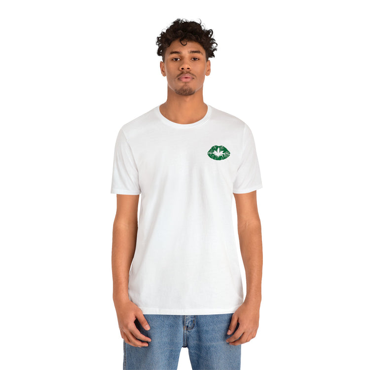 Weed Lips Pocket T-Shirt - Fandom-Made