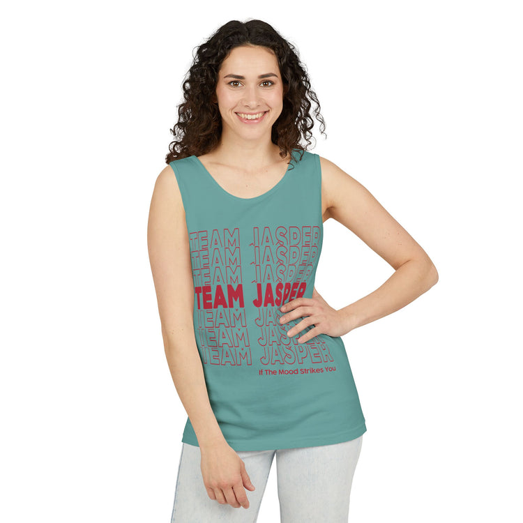 Team Jasper Unisex Garment-Dyed Tank Top
