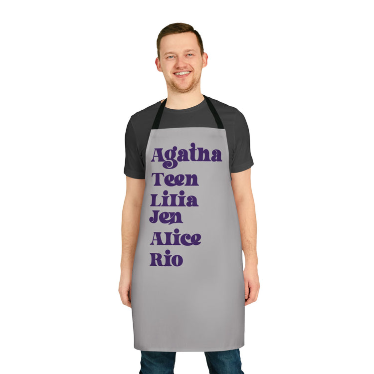 Agatha Names Apron